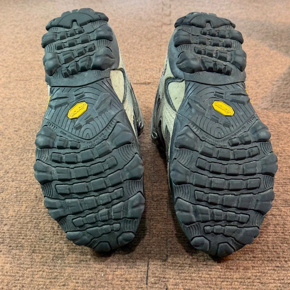 Patagonia Bungee Cord Waterproof Hiking Boots Mens 10 Vibram Tan Black T81027 B+